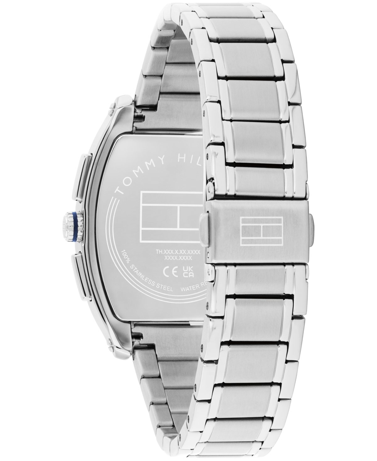 Tommy Hilfiger Men's Multifunction Silver Tone Stainless Steel Bracelet Watch, 36mm