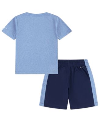 Boys' Toddler 2T-4T Dri-FIT Dropset T-Shirt and Shorts, 2-Piece Set 
