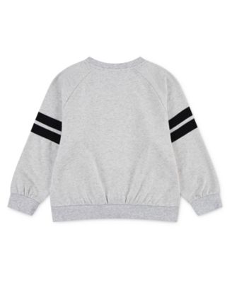 Boys' 4-7 In The Zone Oversized Crewneck Sweatshirt