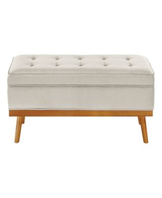 18.5" Fabric Katheryn Storage Bench