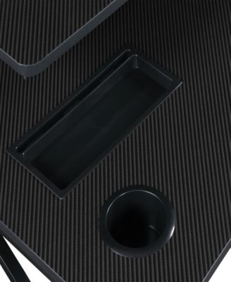 36" Wood Biome Battle Station Gaming Desk