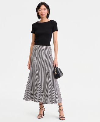Women's Printed Midi Skirt
