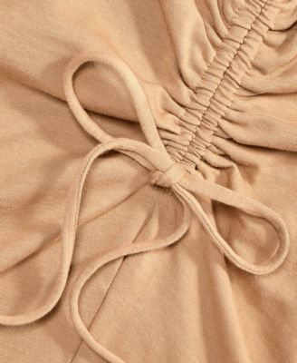 Women's Short Sleeve Side Tie T-Shirt