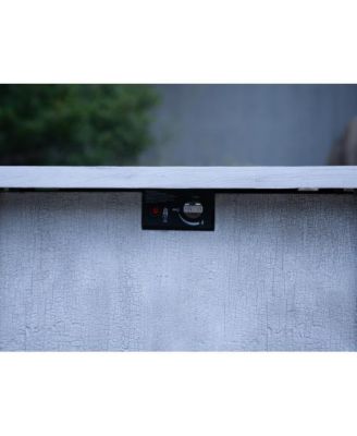 44inch W x 25inch H Outdoor Patio Propane Gas Fire Pit Table 50000 BTU High Temperature Resistant