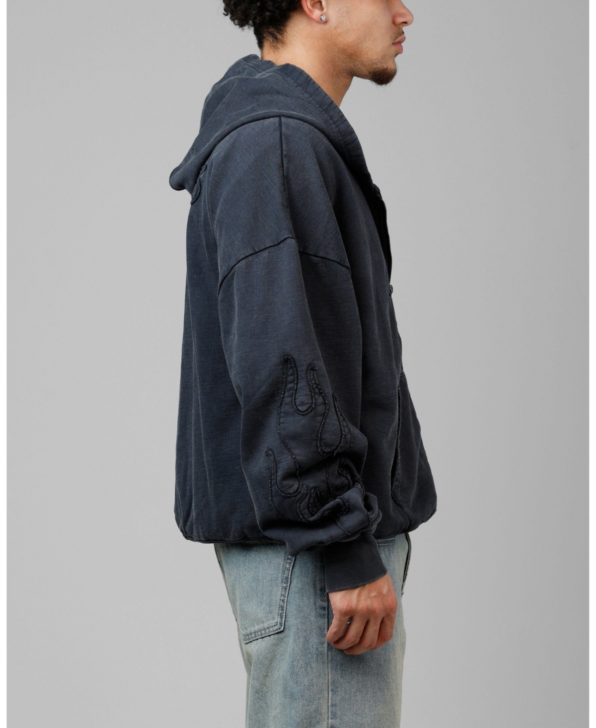 Loiter Men's Inferno Hoodie Washed Black