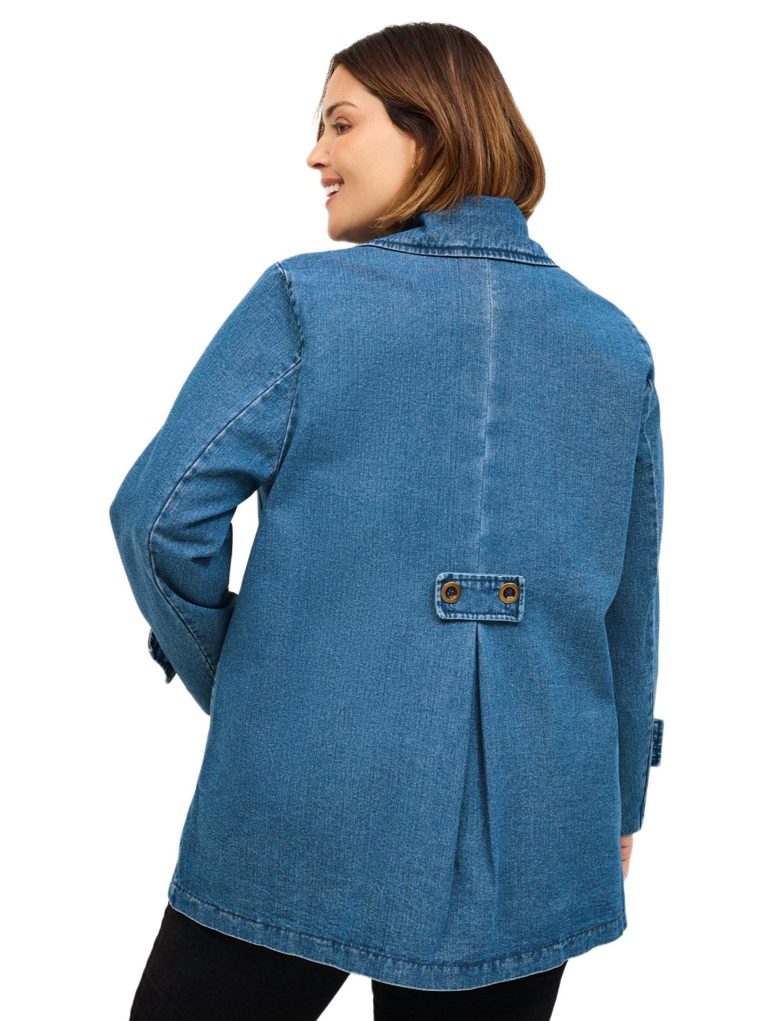 Women's Button Front A-Line Jacket
