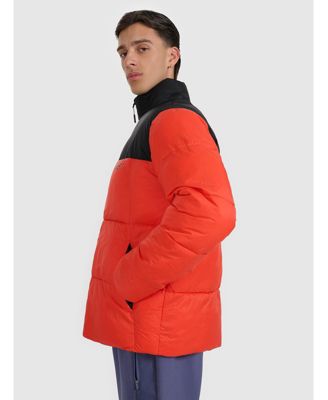 Men's down jacket with synthetic filling