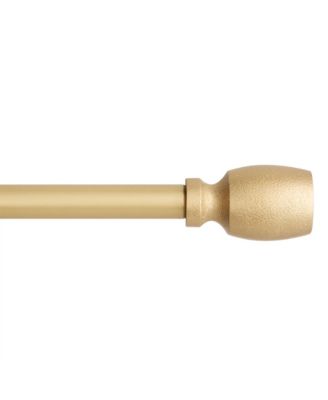 Modern Smooth Edge Cylinder Single Curtain Rod