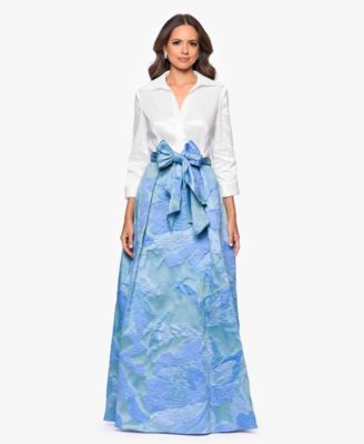 Women's Long-Sleeve Collared Shirt Dress