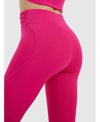 Women's quick-drying leggings for yoga and pilates - pink