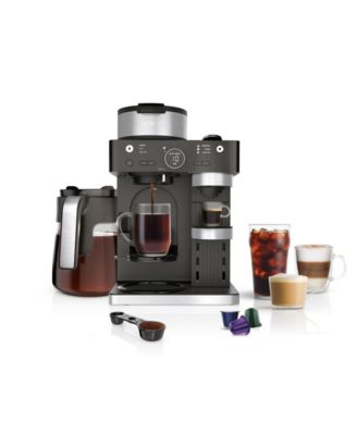 12-Cup Espresso & Coffee Barista System with Built-In Frother