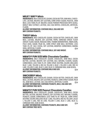 Chocolate Favorites Minis Size Candy Bars Assorted Variety Mix Bag, 62.6 oz.