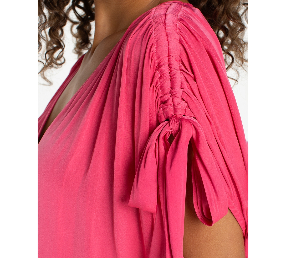 Liverpool Los Angeles Women's Dolman V-Neck Woven Top