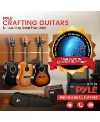 41   Steel Strings Acoustic Guitar for Beginner and Adults (Sunburst Teardrop