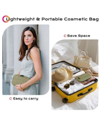 Travel Makeup Brush Holder Bag Cosmetic Brush Organizer Rococo 2 Pack