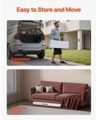 Plastic Folding Bench, 6 ft Portable Foldable HDPE Bench for Indoor Outdoor Picnic, Patio, Camping and Events, 2 Pack, White