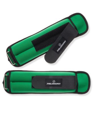 Adjustable Ankle/Wrist Weights, Set of 2 - 4 lb Each, 8 lb Total for Strength Training and Fitness