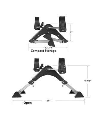 Foldable Under Desk Exercise Bike Portable Arm and Leg Pedal Exerciser