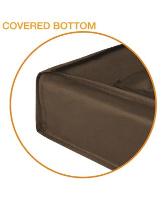 Outdoor TV Cover - 65" Model For 63'' - 67" Flat Screens - Slim Fit - Weatherproof Weather Dust Resistant Television Protector - Brown