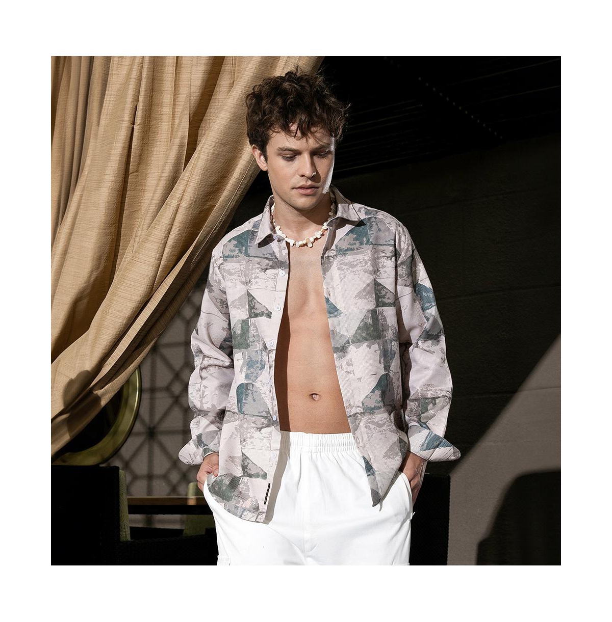 Campus Sutra Men's Faded Alps Shirt