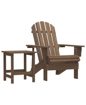 Garden Chair Brown Solid Fir Wood 27.4 x 34.1 x 35.2 in Ergonomic