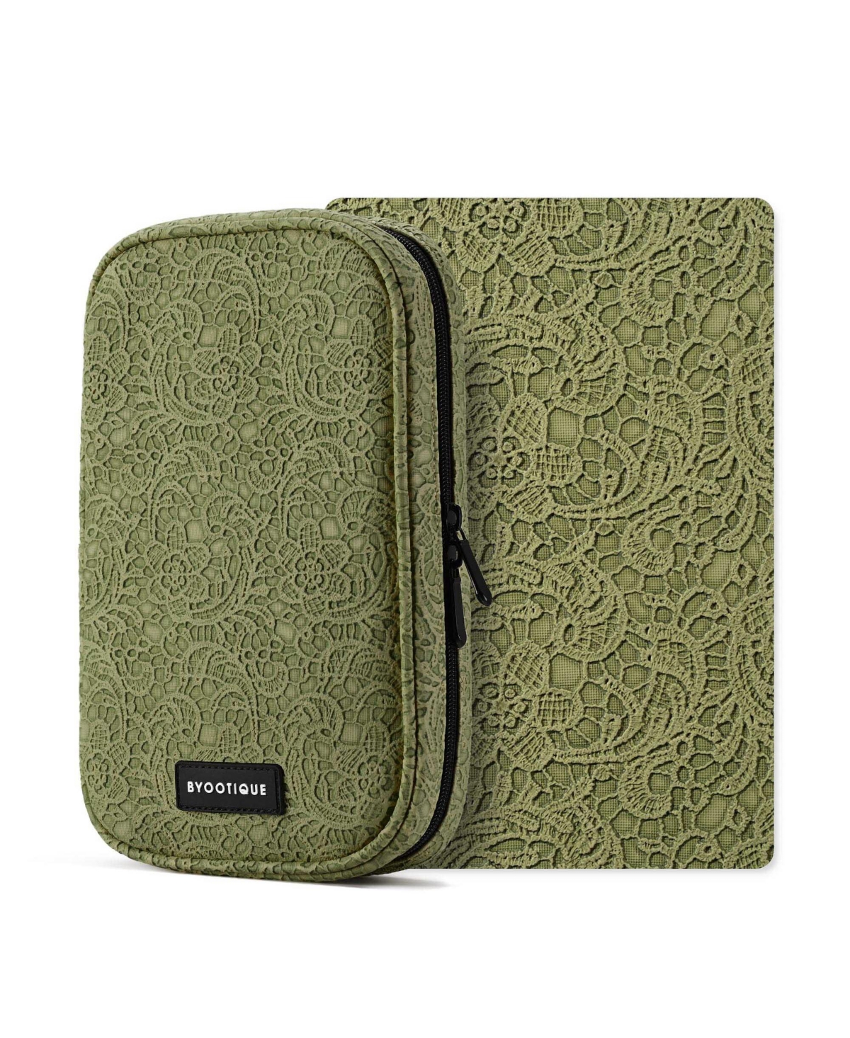 Byootique Travel Makeup Brush Holder Bag Cosmetic Brush Organizer Rococo