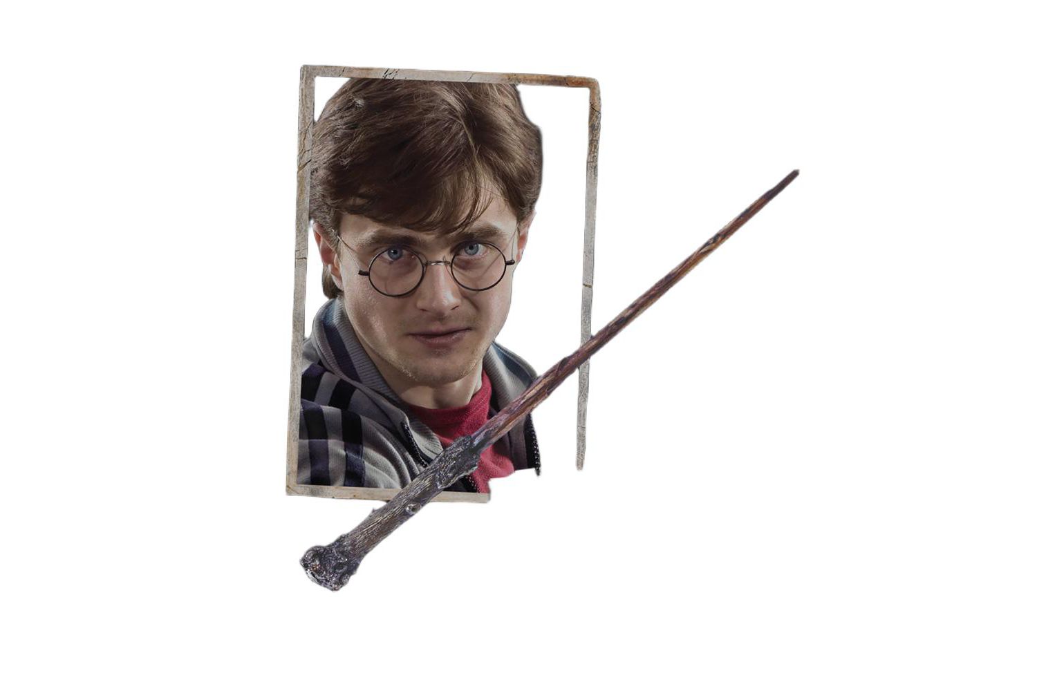 Big & Tall Harrys Wand Portrait T-Shirt