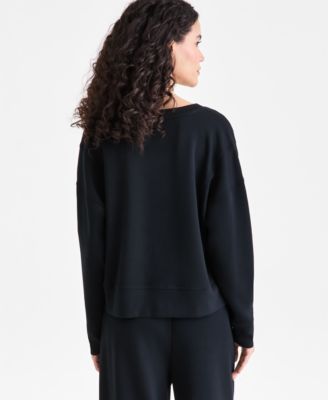 Women's Off-Duty Long Sleeve V-Neck Sweatshirt