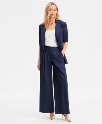 Women's Pinstripe Suit Pants