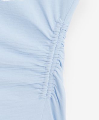 Women's Short Sleeve Asymmetric Blouse