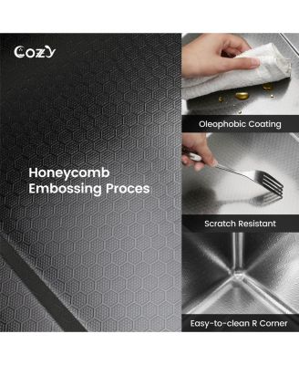 30x22inch Black Waterfall Kitchen Sink Stainless Steel Single Bowl Workstation SSBL12 with Flying rain Faucet Cutting Board