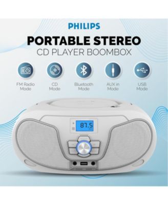 CD Player Boombox with Bluetooth