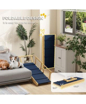  Dog Stairs with for Small to Large Dogs in Natural