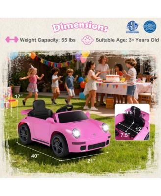 Kids Electric Ride On Car with Remote Control and Realistic Driving Features
