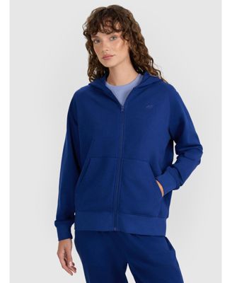 Women's zip-up hoodie - navy blue