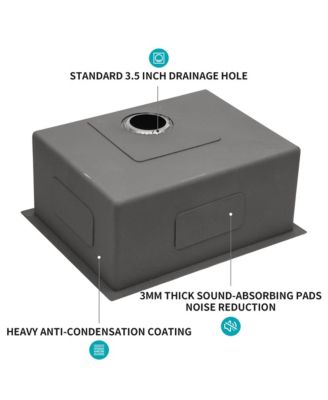 huluwat Undermount Stainless Steel Kitchen Sink