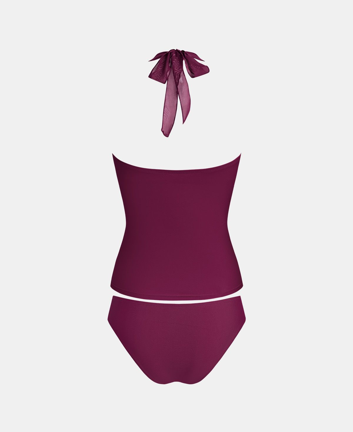 Cupshe Women's Chic Tankini Swimsuit with Mesh Inserts