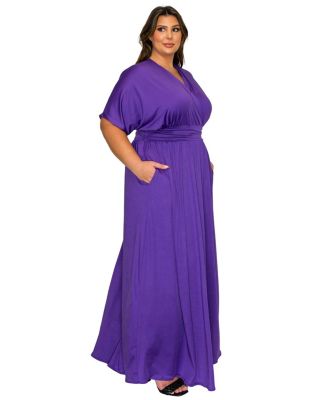 Plus Size Raffi Empire Waist Pocket Dress