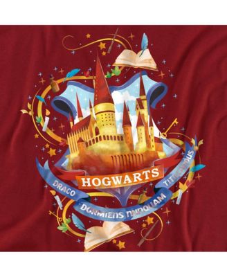 Big & Tall Watercolor Hogwarts Crest T Shirt