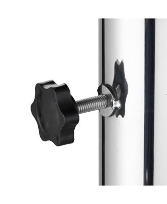 Patio Umbrella Stand Stainless Steel Deck Mount Parasol Base for Granite Outdoor Railing Balcony Courtyard Poolside