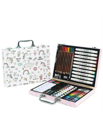 53PCS Brush Set, Marker Art Kit, Vibrant Colors Art Supplies for Creative Inspiration, Perfect for Travel and Entertainment