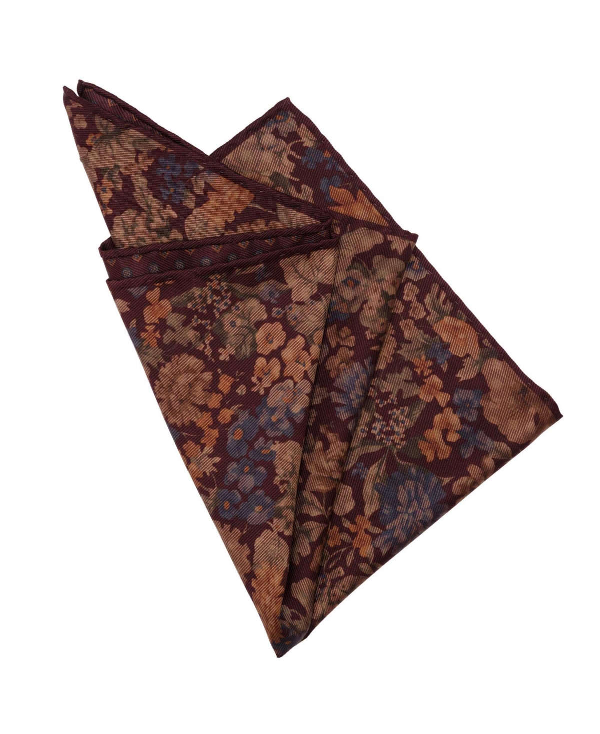 Elizabetta Men's Vico - Double Sided Silk Pocket Square for Men