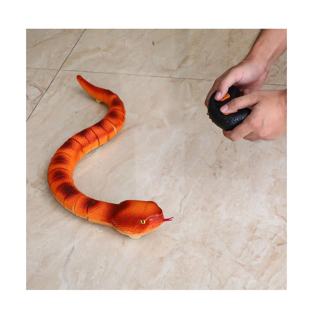 Bruce & Shark 2.4GHz Rc Snake Toy with Realistic S-Slithering | Perfect Prank & Halloween Gift