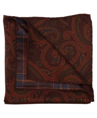 Men's Positano - Double Sided Silk Pocket Square for Men
