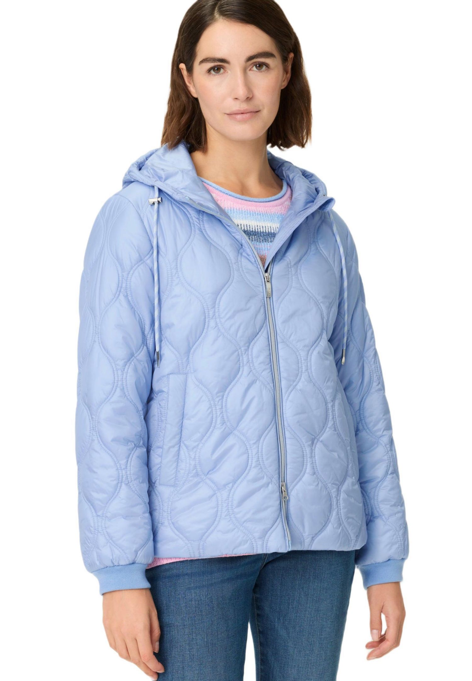 Women's Quilted Jacket with Hood
