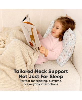 Toddler 1-Pack Lyra Muslin Pillow with Pillowcase 13x18, Organic Cotton Muslin Pillow for Boys, Girls, Sleeping, Travel