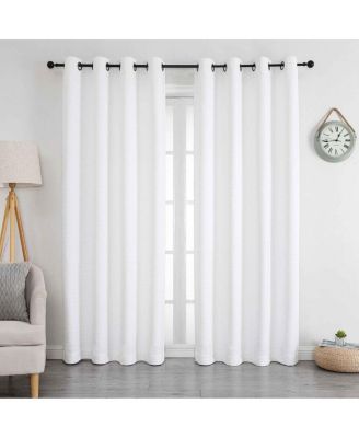 1 Piece Hotel Room Darkening Grommet Top Window Curtain Panel