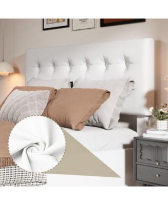 Easy Assembly Queen Size Bed Frame Space Saving, for Living Room, Guest Room - 24