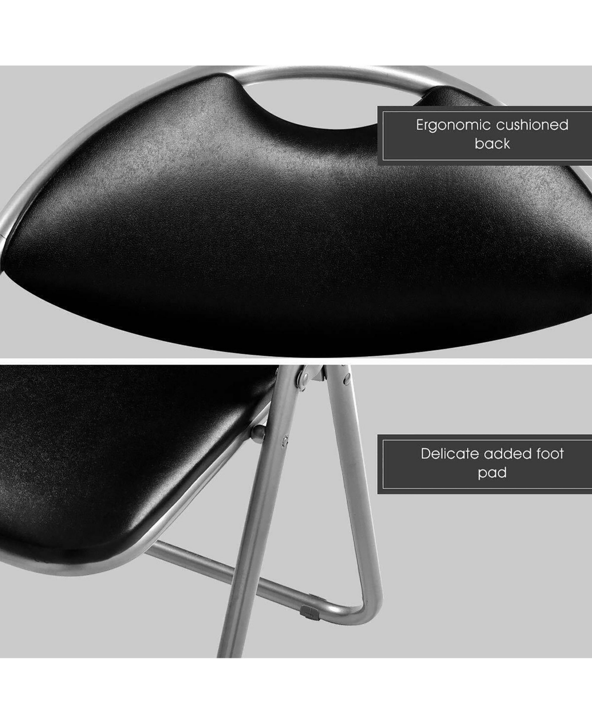 Costway U Shape Folding Chairs Furniture Home Outdoor Picnic Portable