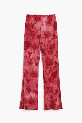 Women's Embroidered flower trousers